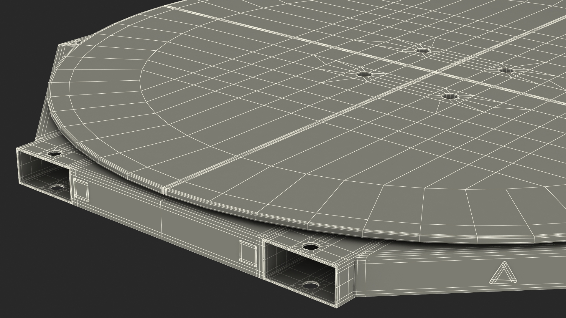 3D model ONEWRAP Semi Automatic Stretch Pallet Wrapper