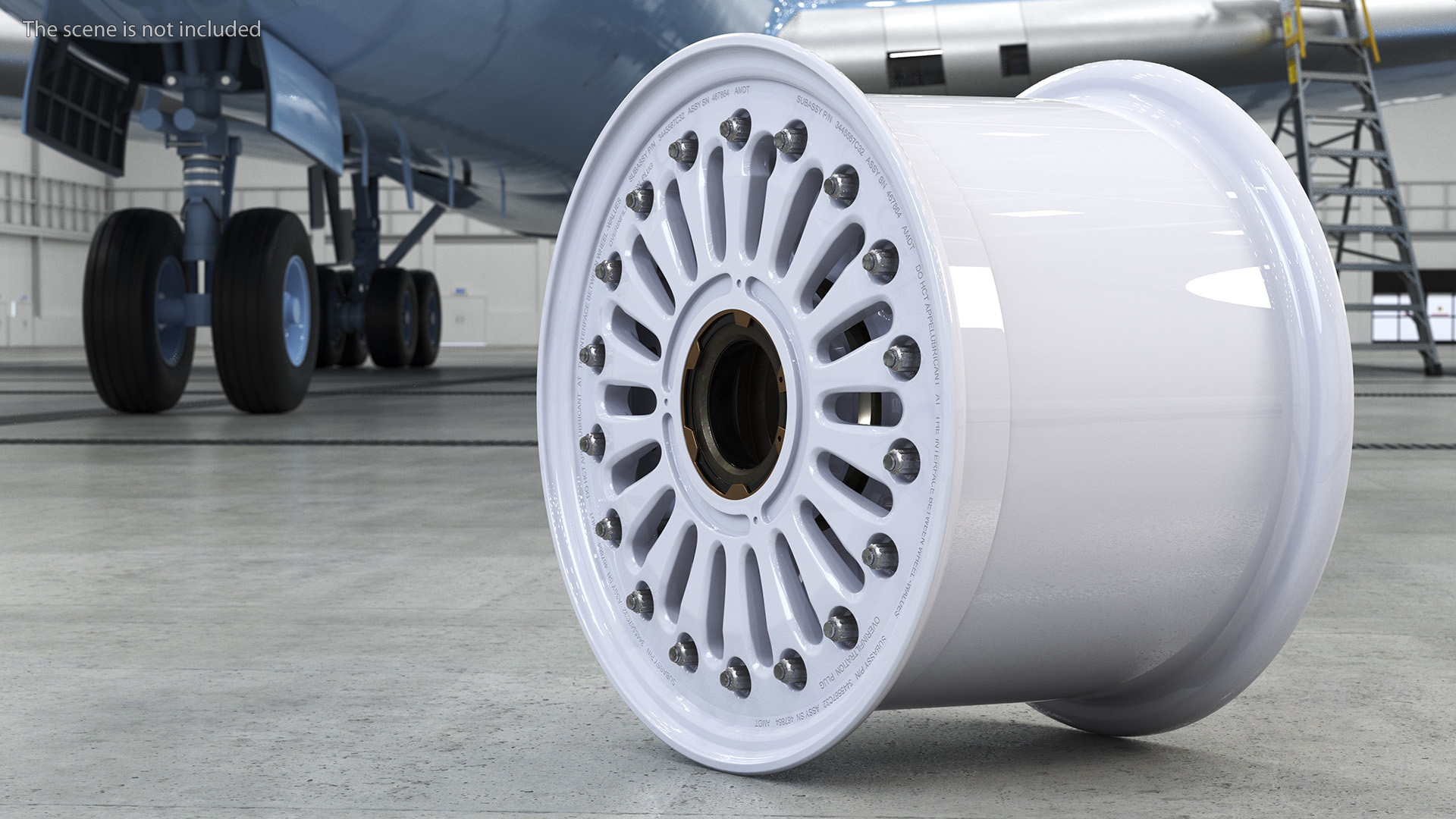 Boeing 737 Aircraft Wheel Rim Disk 3D model