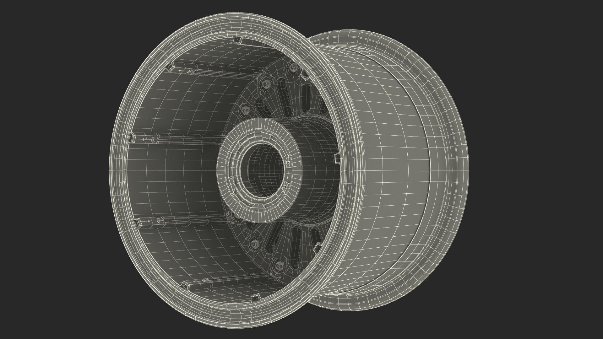 Boeing 737 Aircraft Wheel Rim Disk 3D model