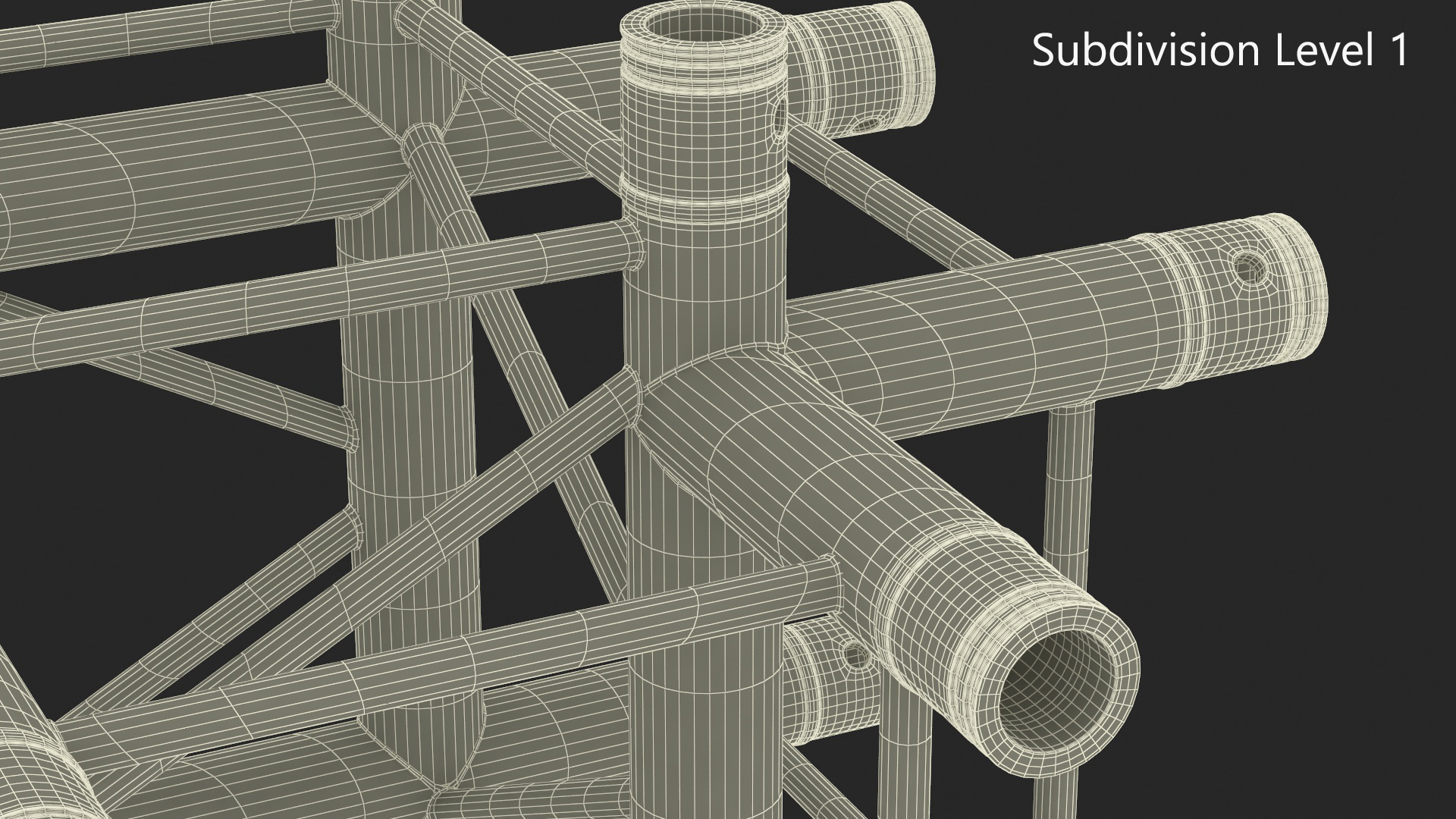 3D model Square Truss Modular