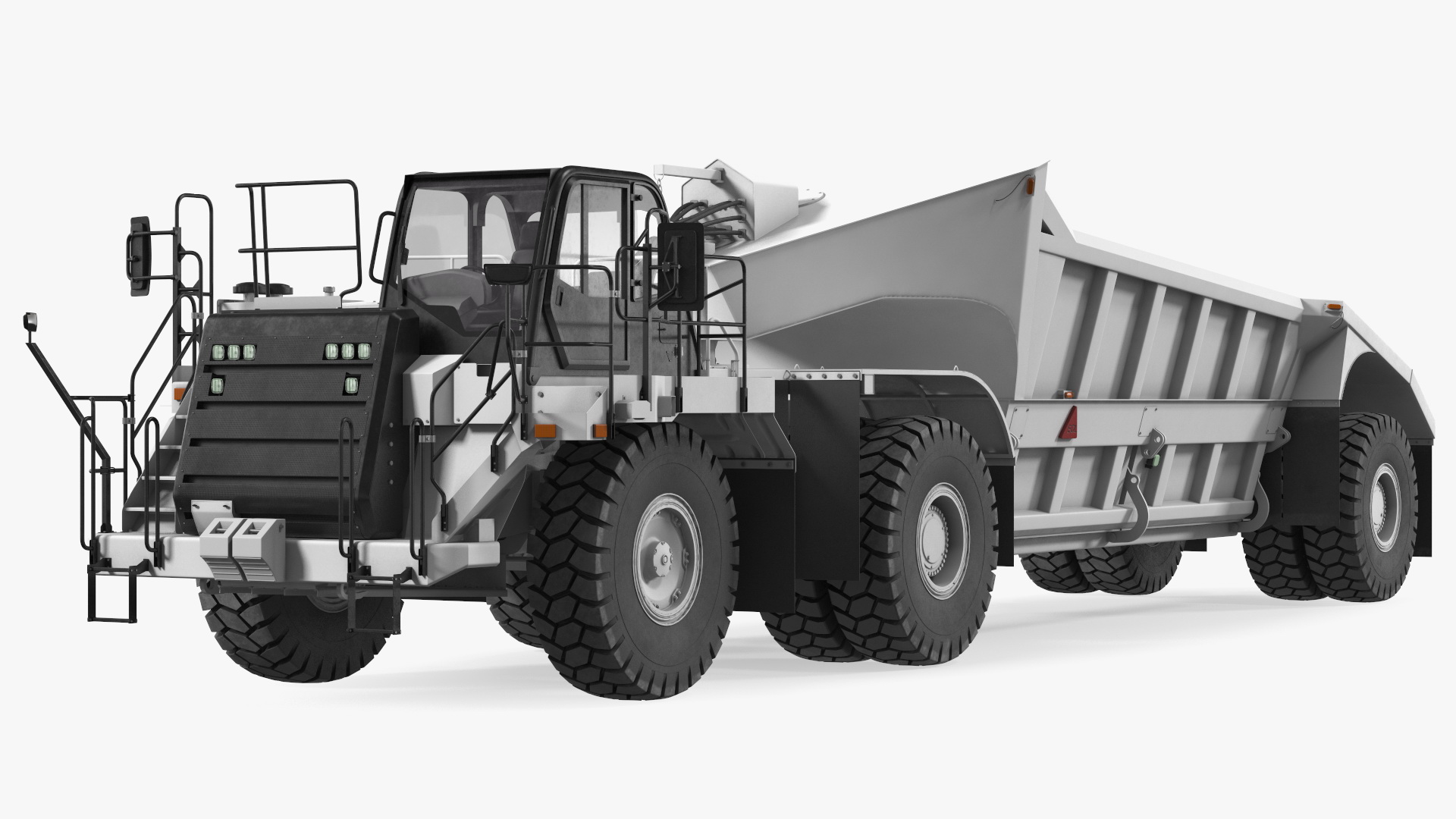 Heavy Duty Dump Trailer Clean 3D model