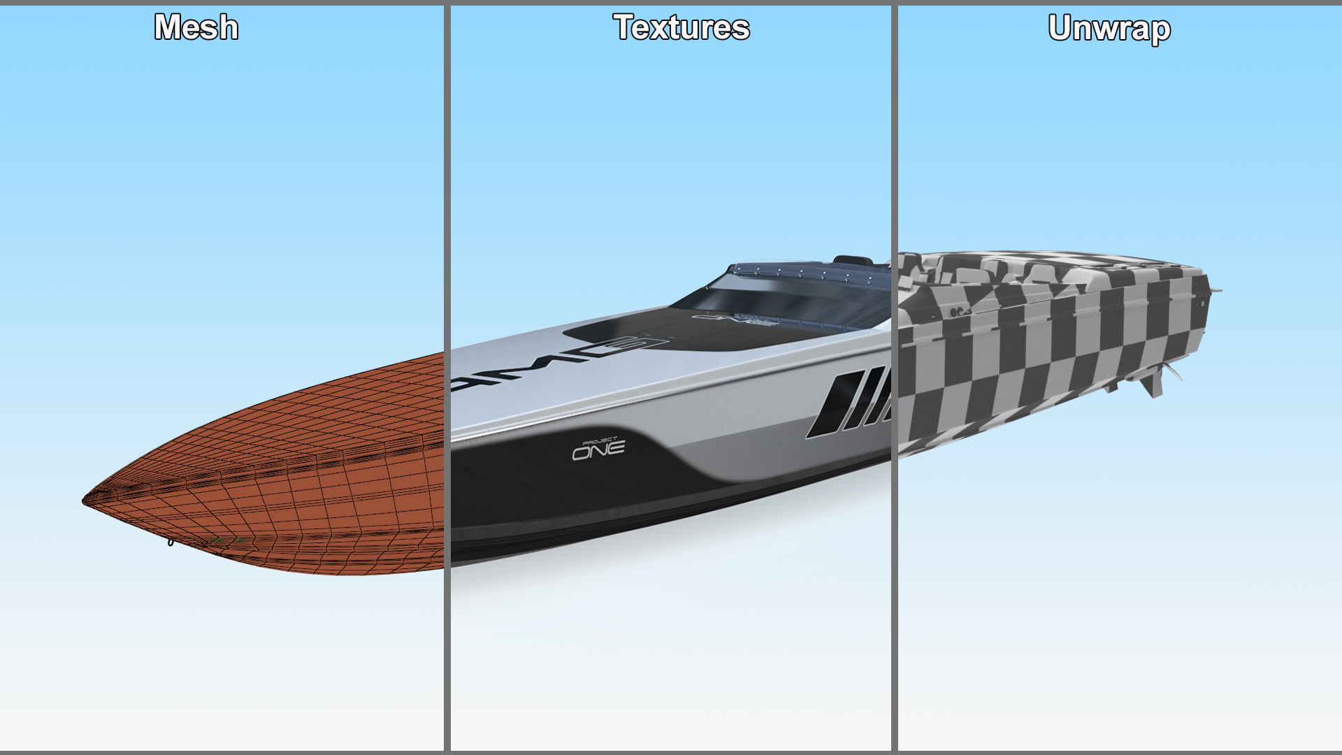 Cigaretteboat515 Black 3D