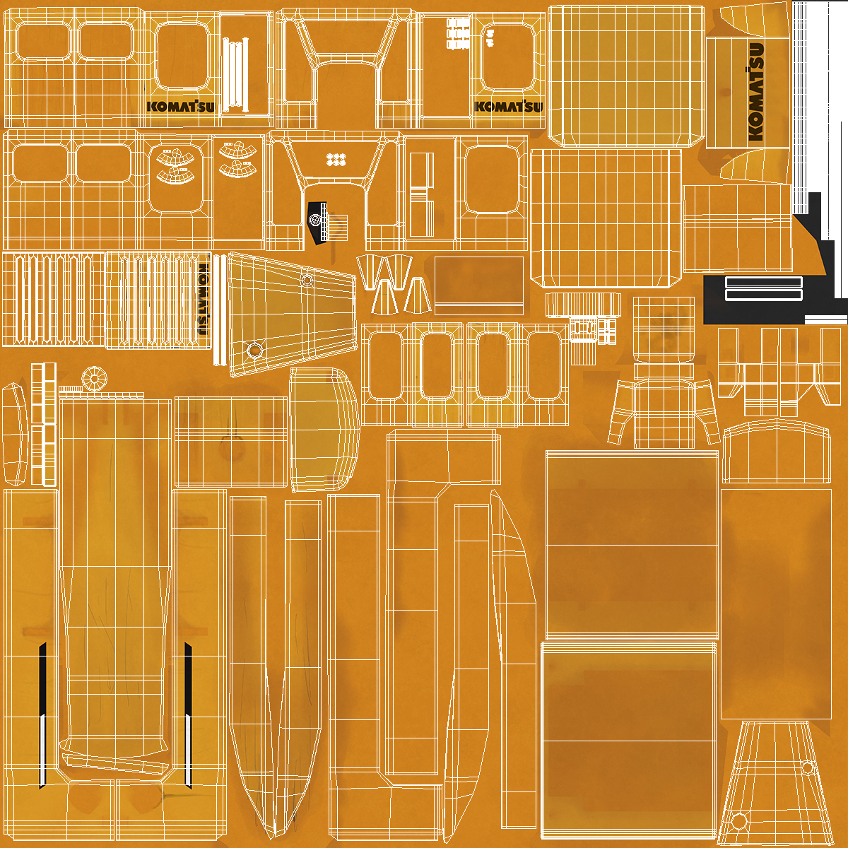 Bulldozer Komatsu 3D