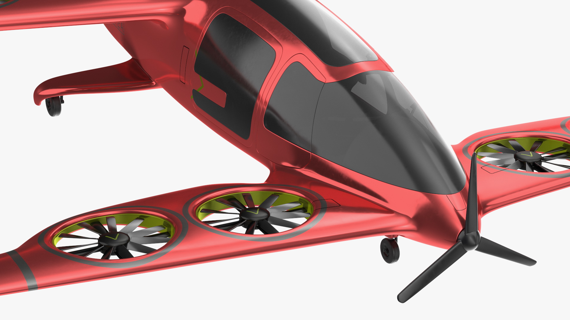 Atea eVTOL Red 3D model