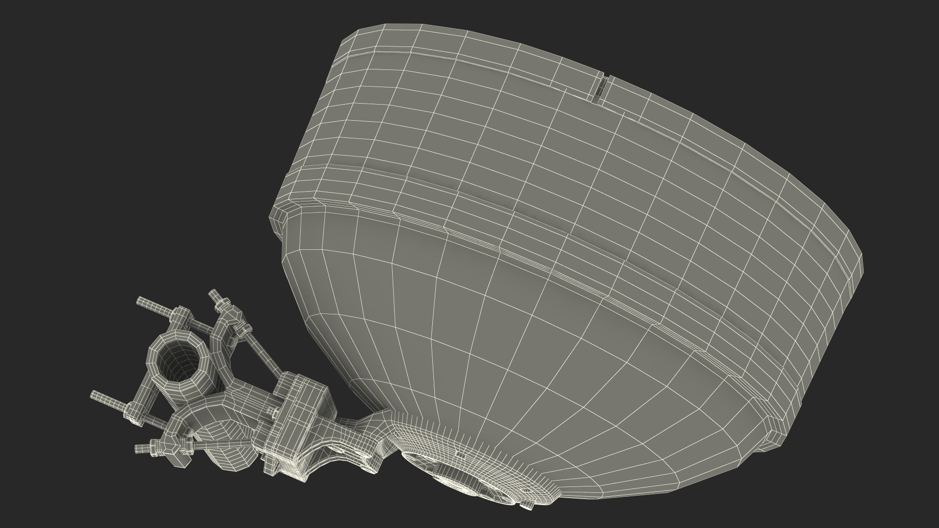 Point to Point Microwave Antenna 3D