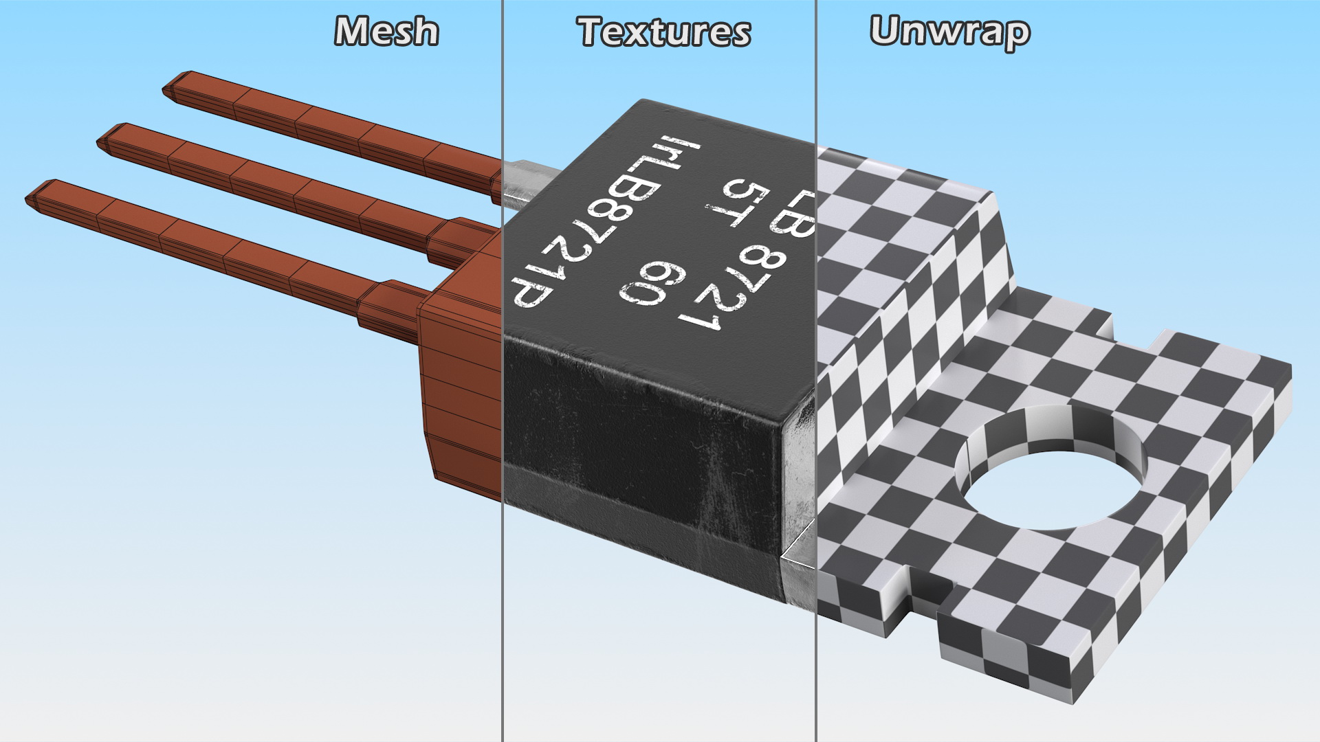 IRLB8721 N Channel HEXFET MOSFET 3D