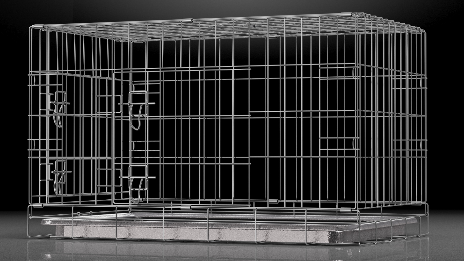 3D model Pet Kennel Cage