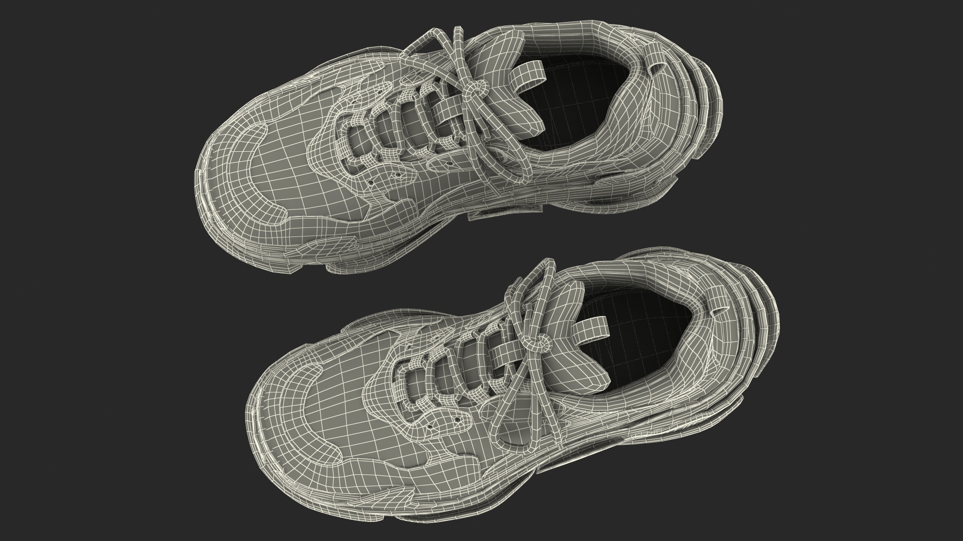 Sneakers Black 3D model