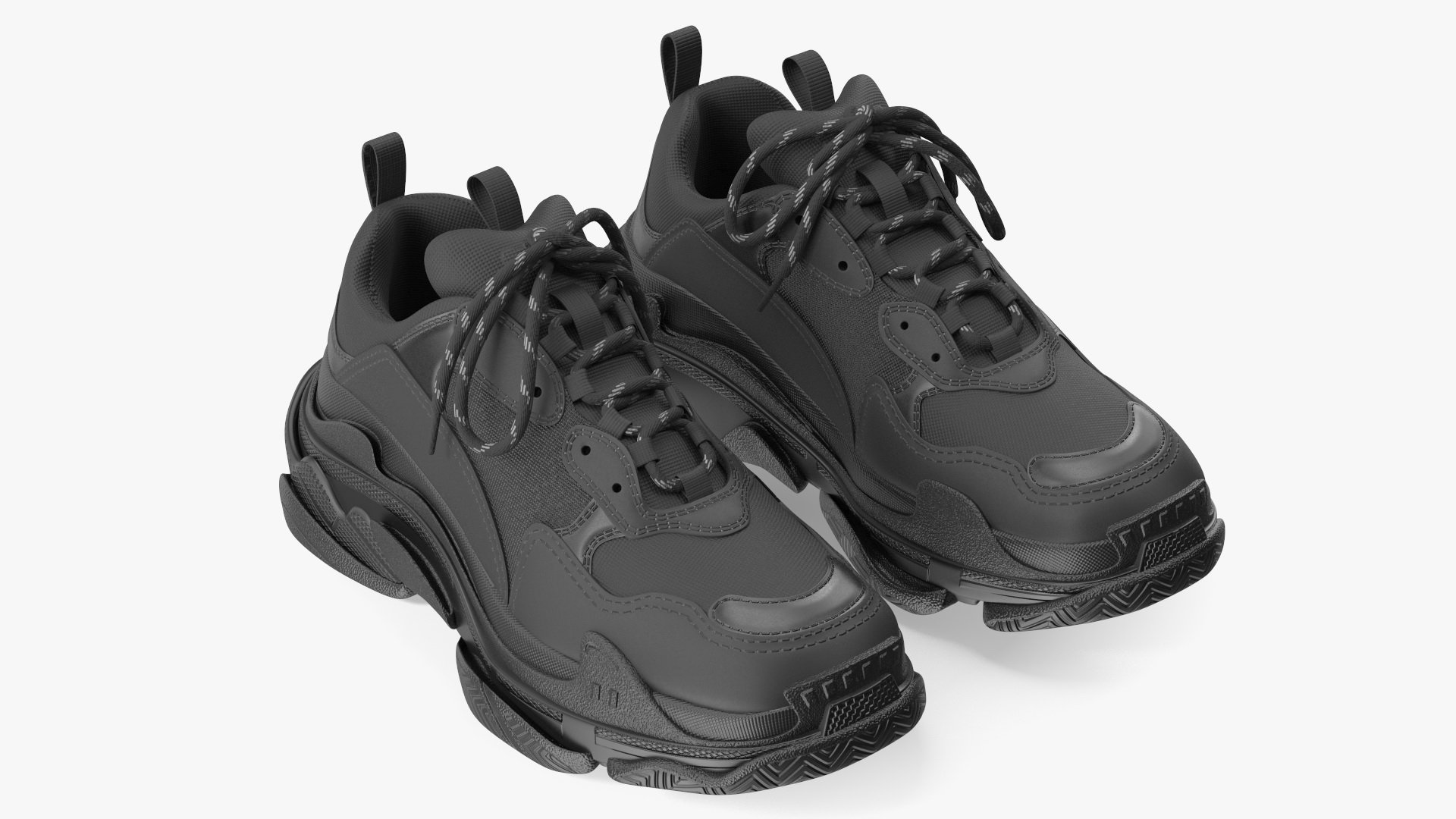 Sneakers Black 3D model