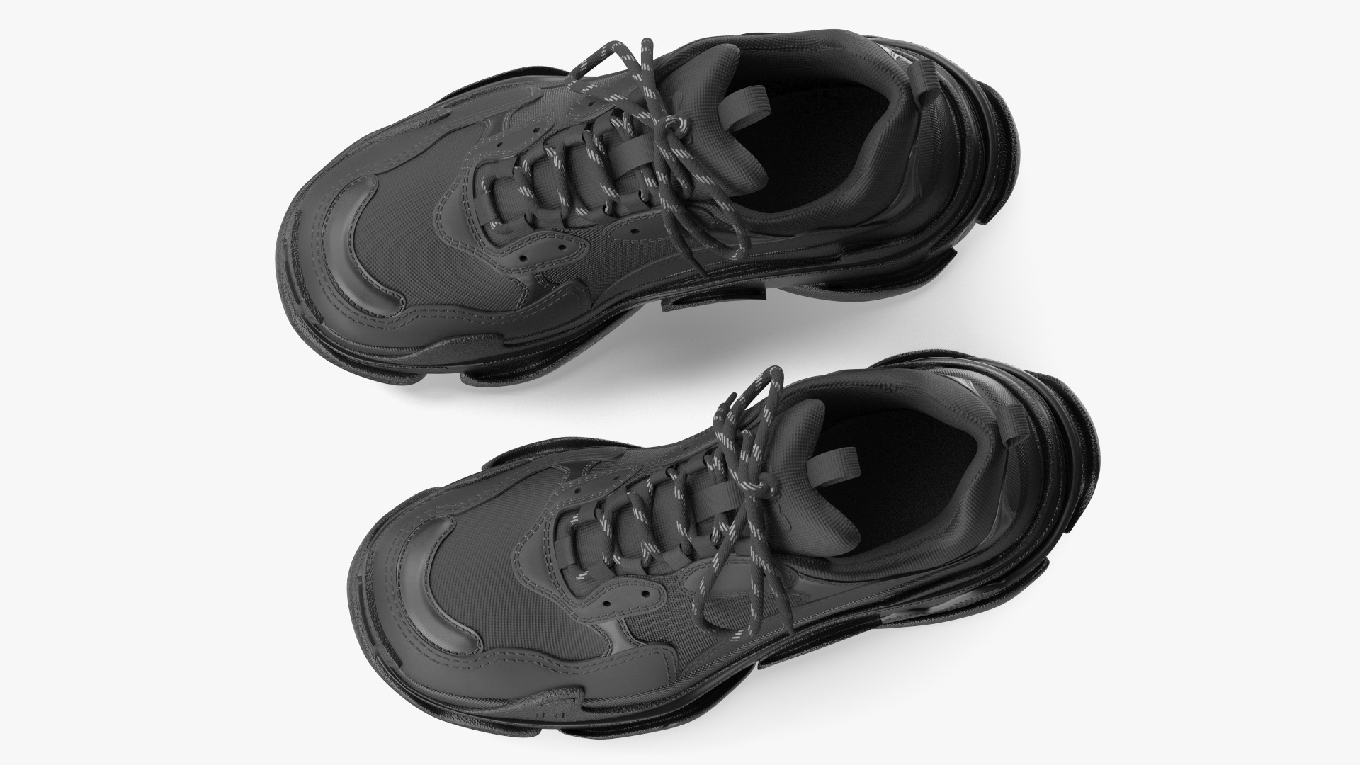 Sneakers Black 3D model