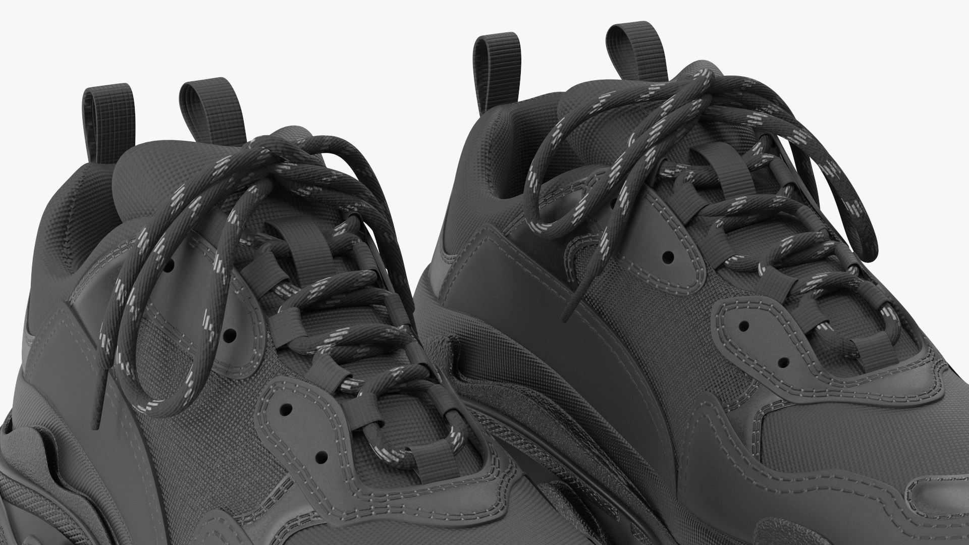 Sneakers Black 3D model