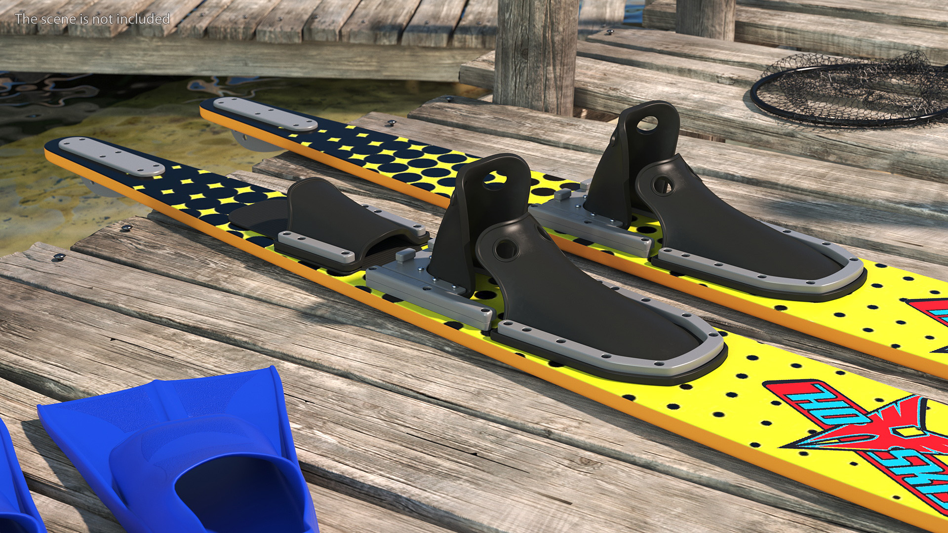 3D model Combo Waterskis