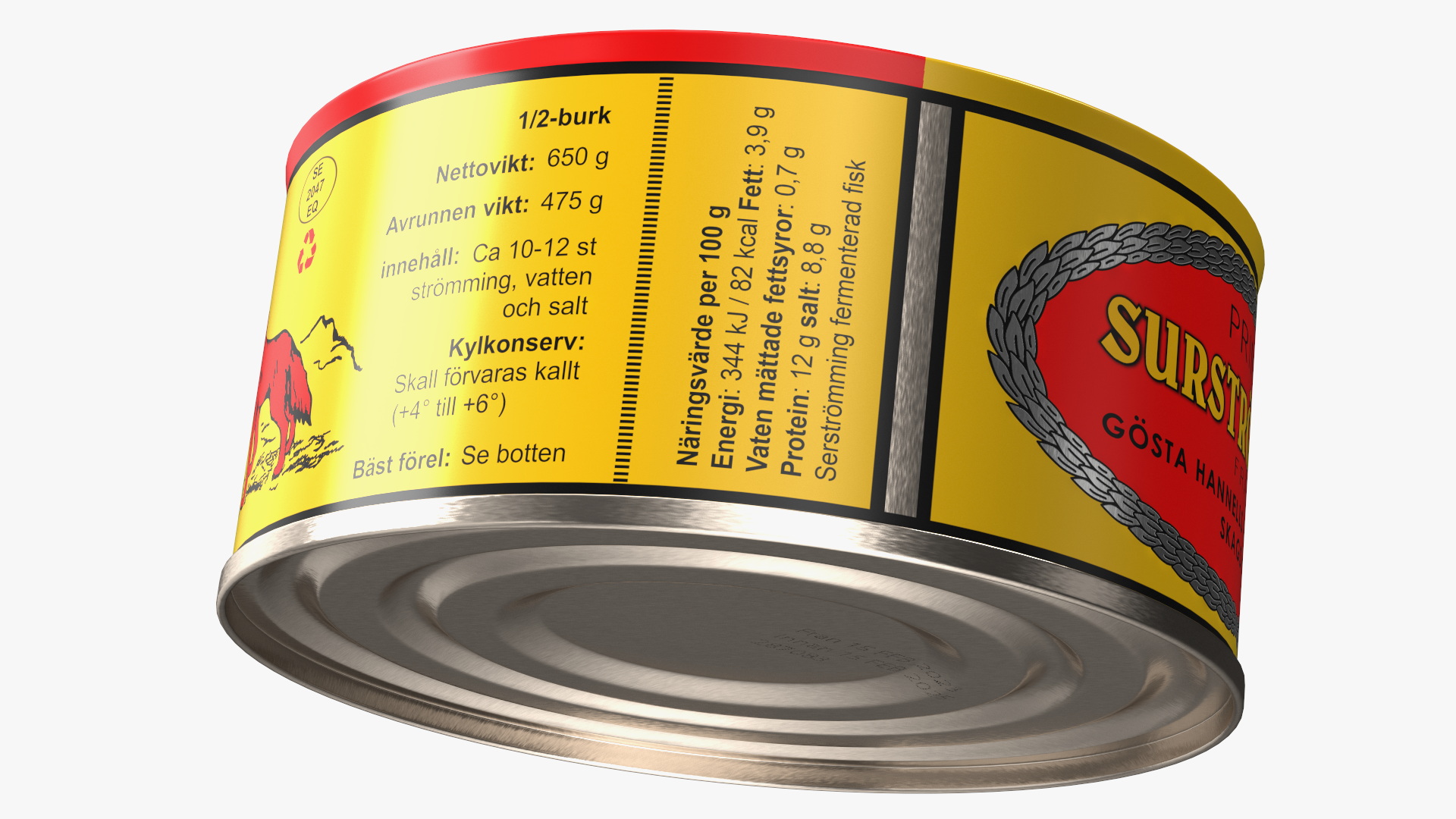 3D Tin with Surstromming Fish 475g