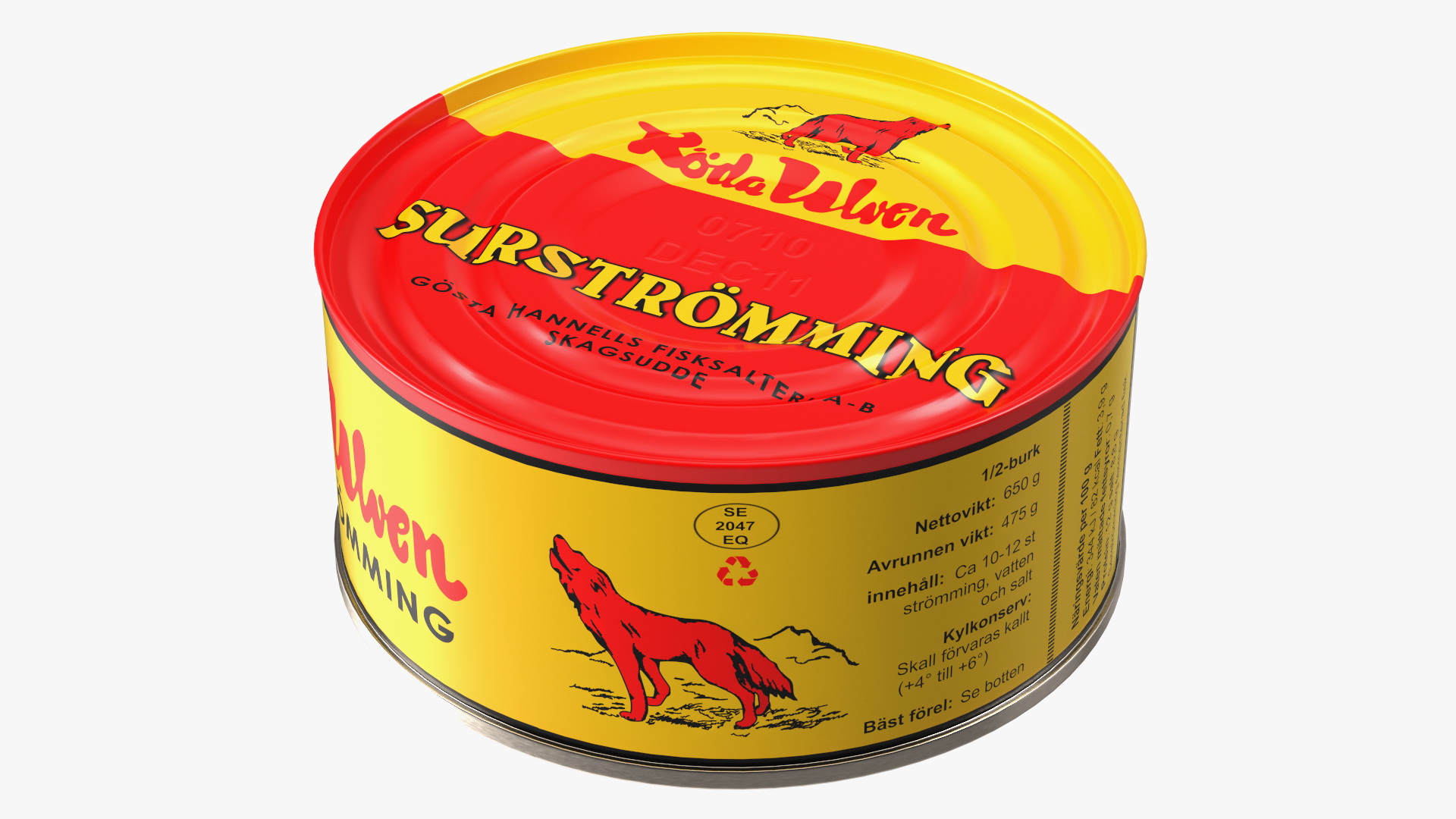 3D Tin with Surstromming Fish 475g