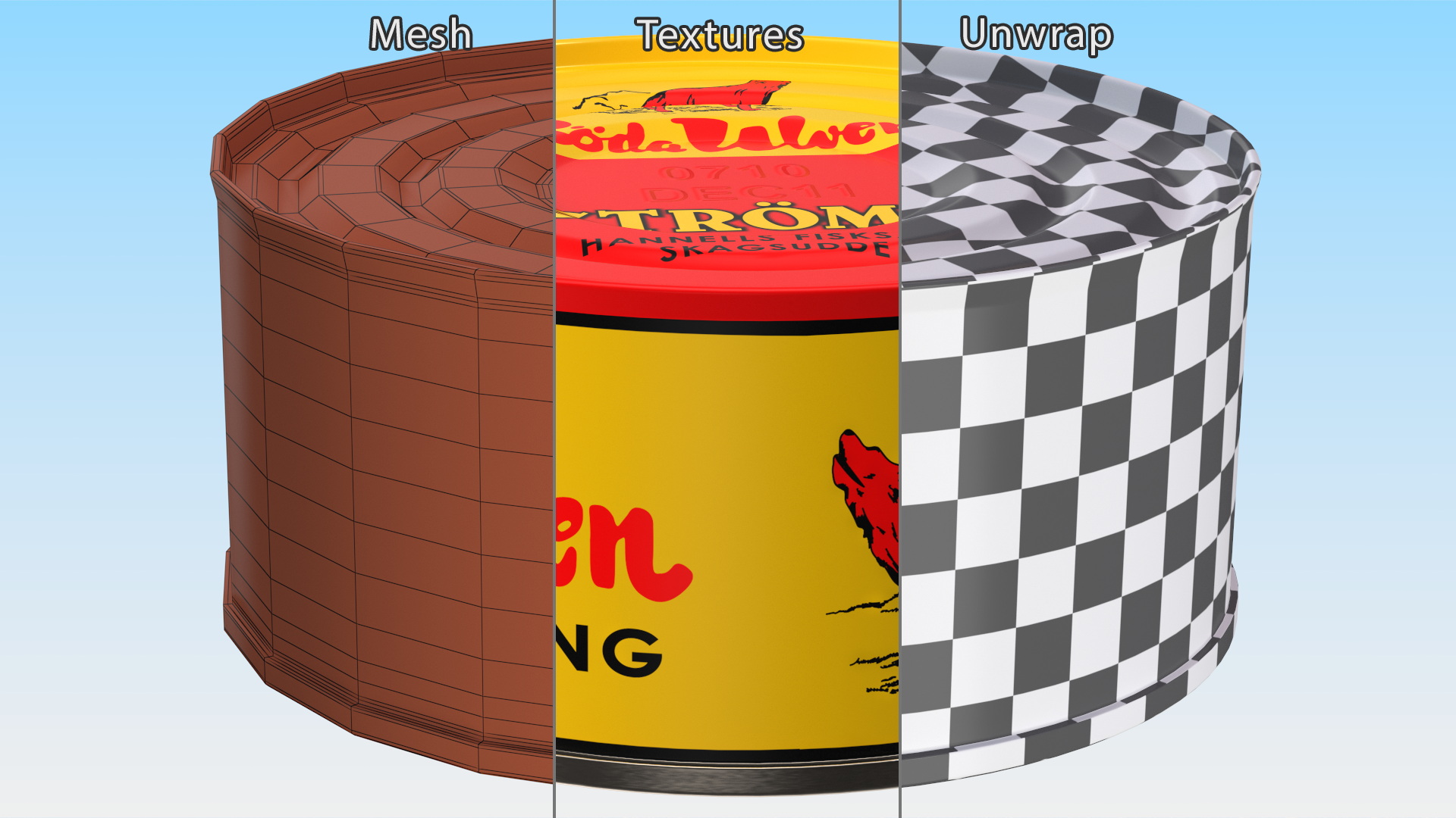 3D Tin with Surstromming Fish 475g