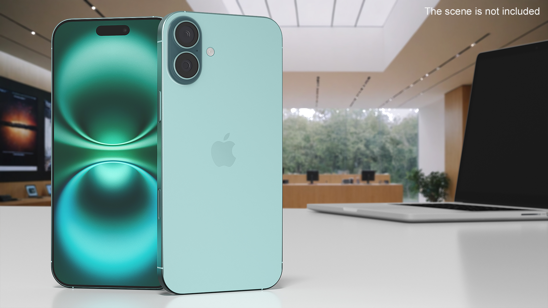 IPhone 16 Plus Teal 3D model