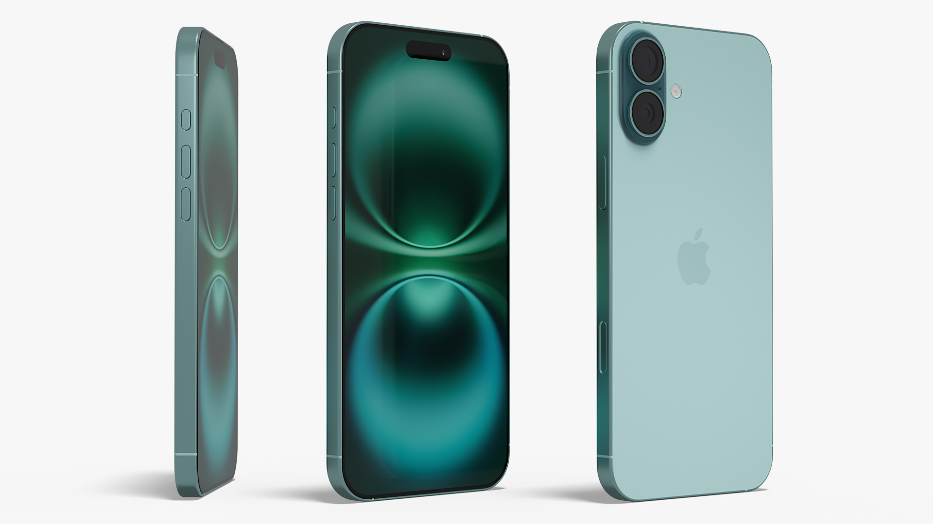 IPhone 16 Plus Teal 3D model