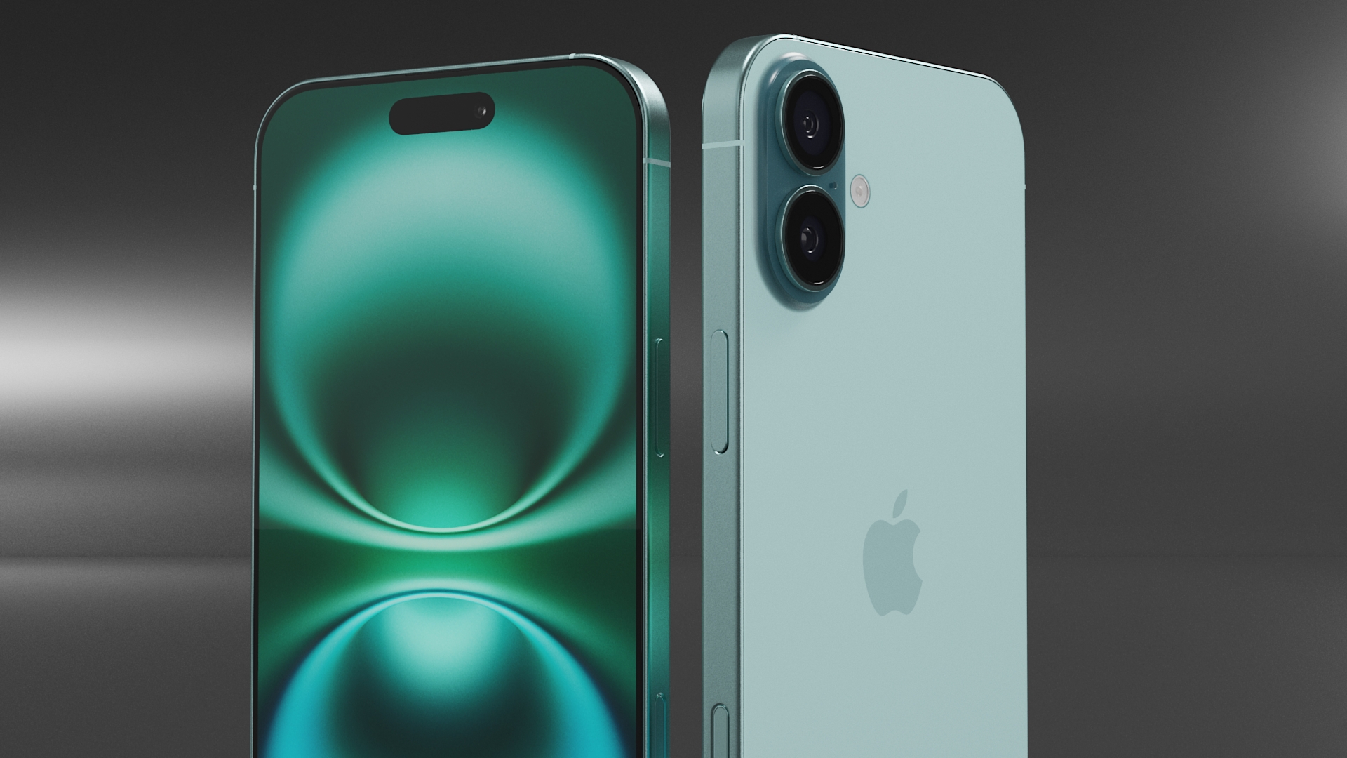 IPhone 16 Plus Teal 3D model