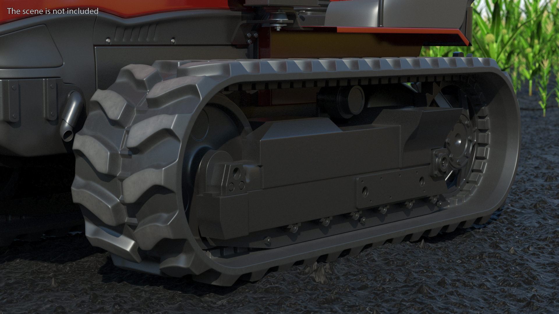 Tracked Tractor New 3D model