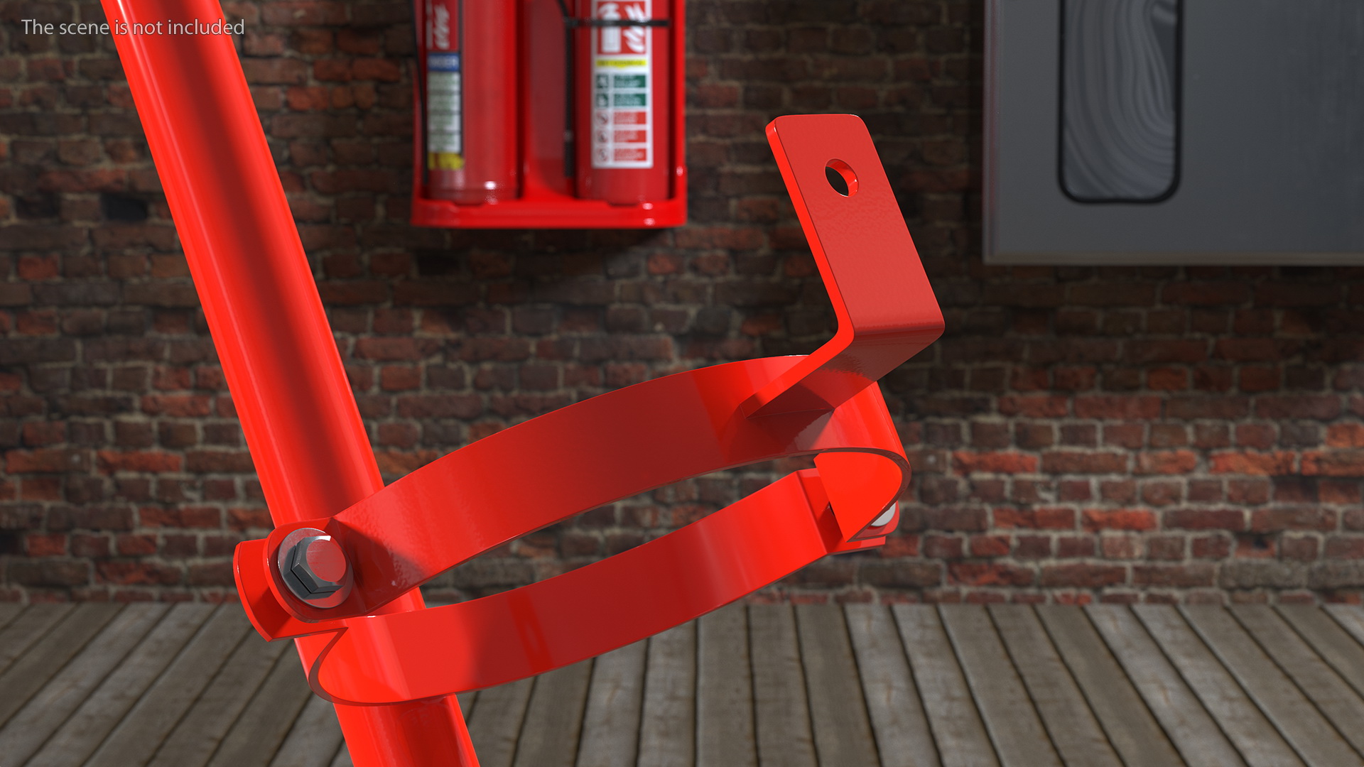 3D model Fire Extinguisher Trolley