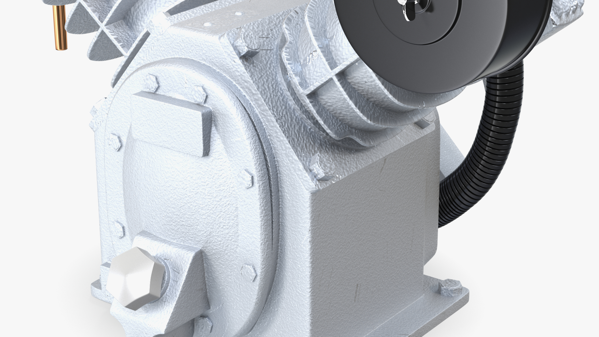 Aluminium Air Compressor Pump 3D model