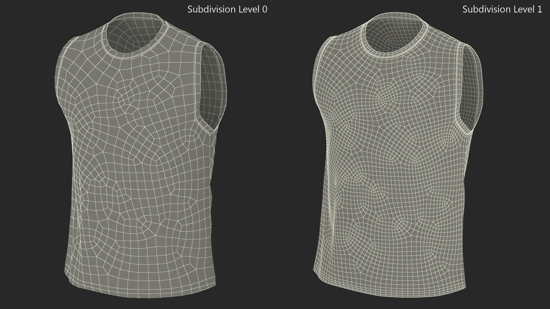 3D Athletic Sleeveless Jersey