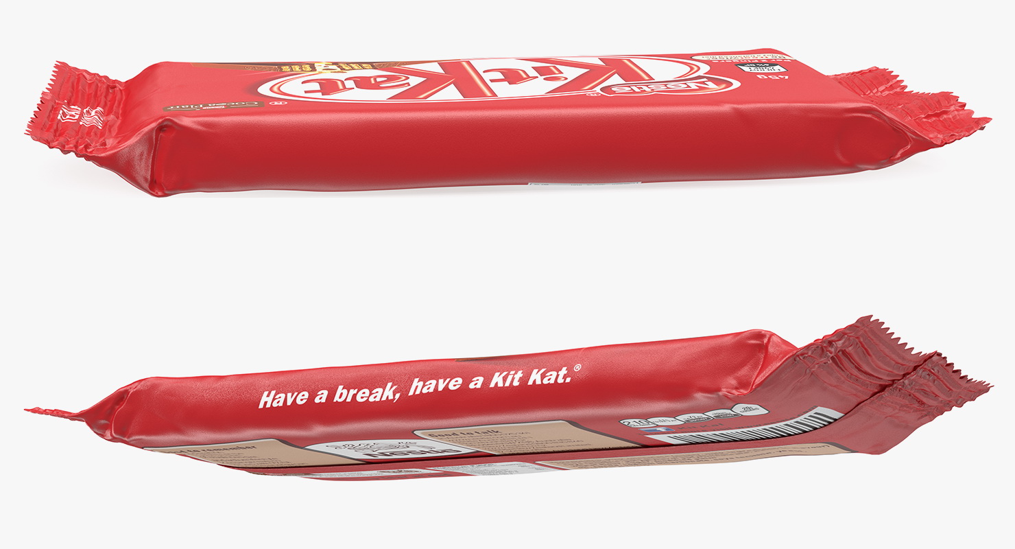 3D model KitKat Chocolate Bar