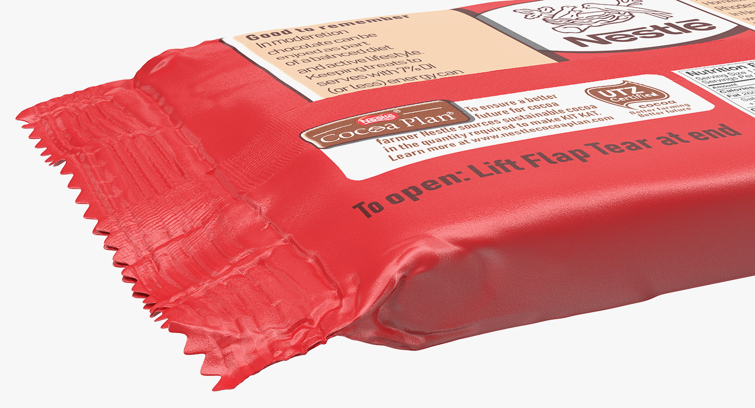 3D model KitKat Chocolate Bar