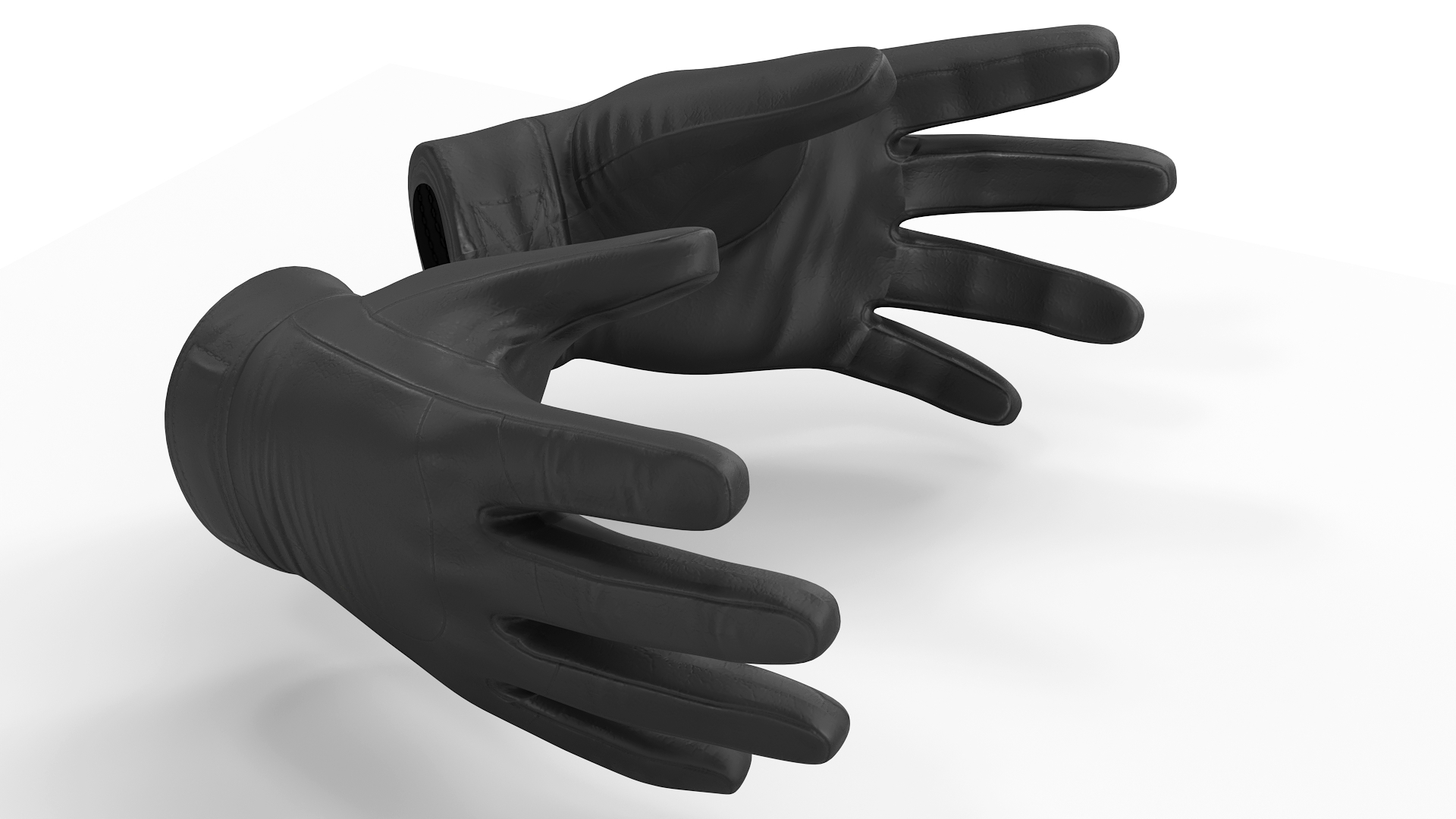 Black Gloves 3D