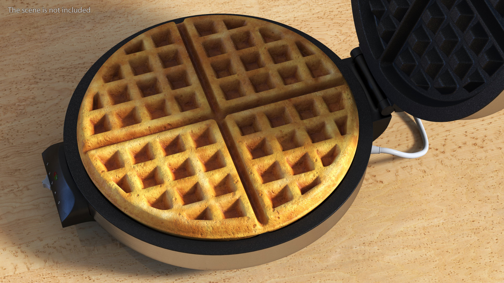 Round Waffle 3D