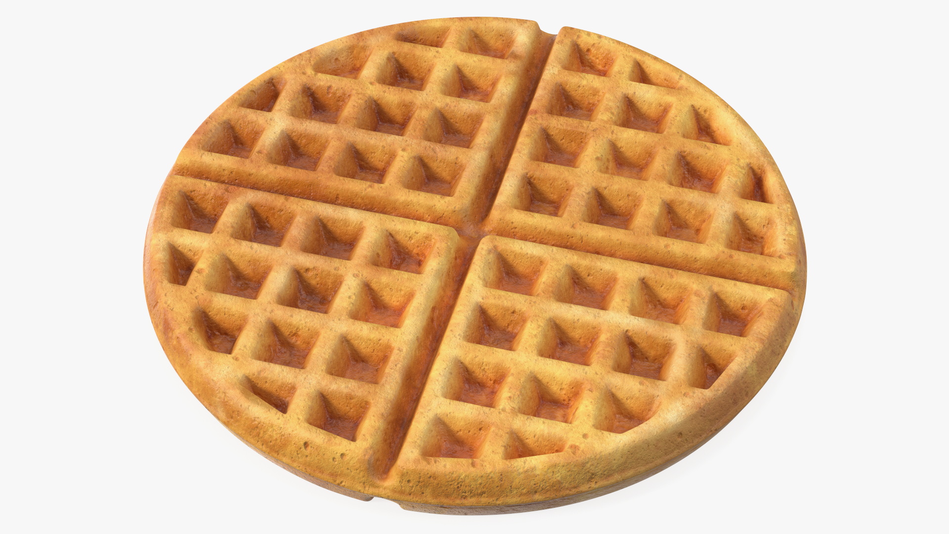 Round Waffle 3D