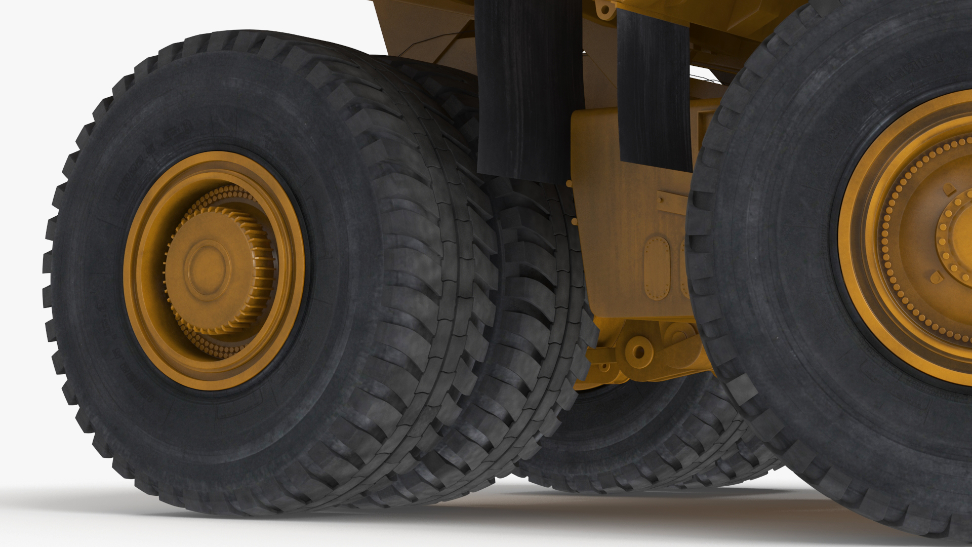 3D Mining Dump Truck Rigged for Cinema 4D model