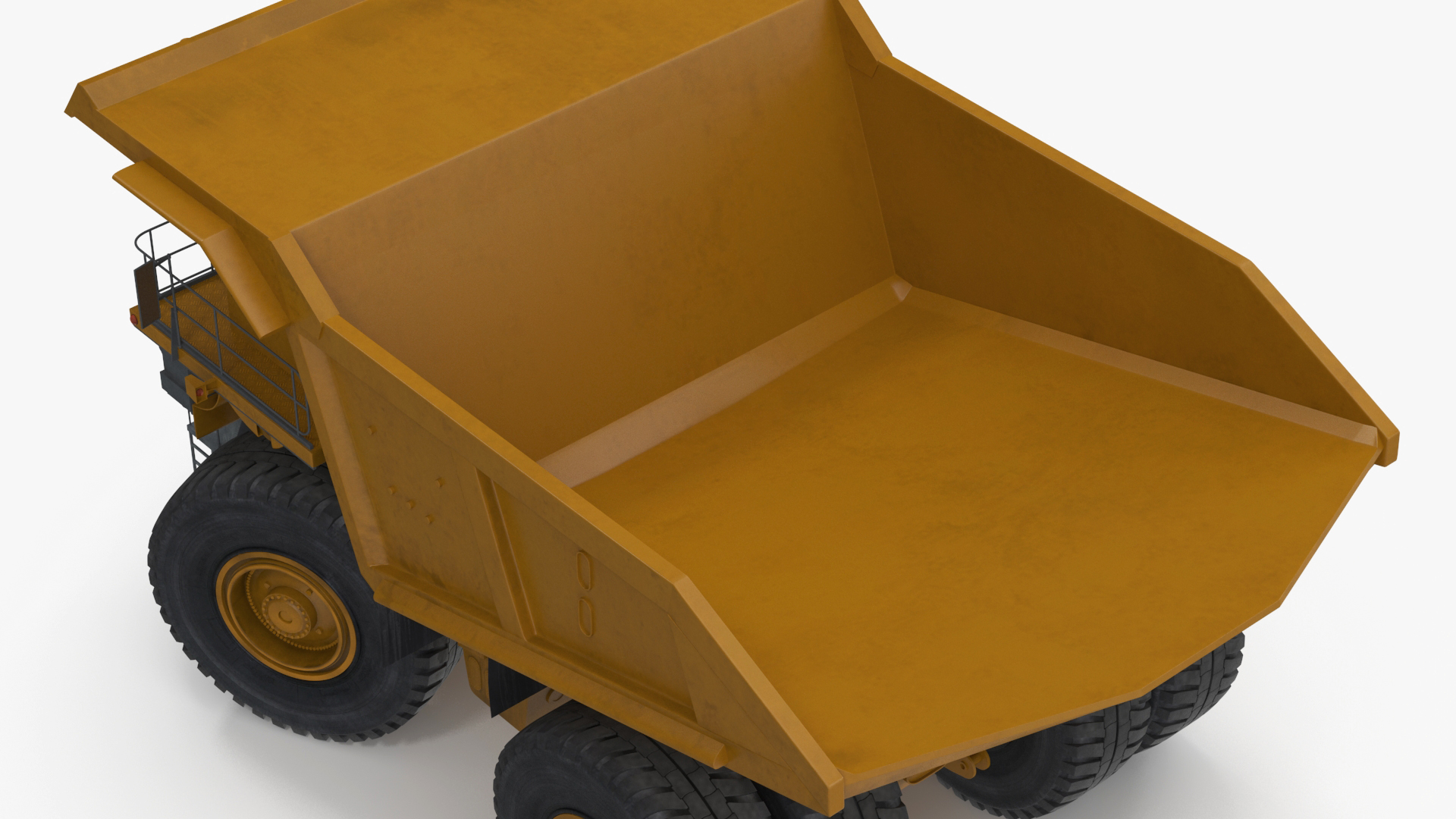 3D Mining Dump Truck Rigged for Cinema 4D model