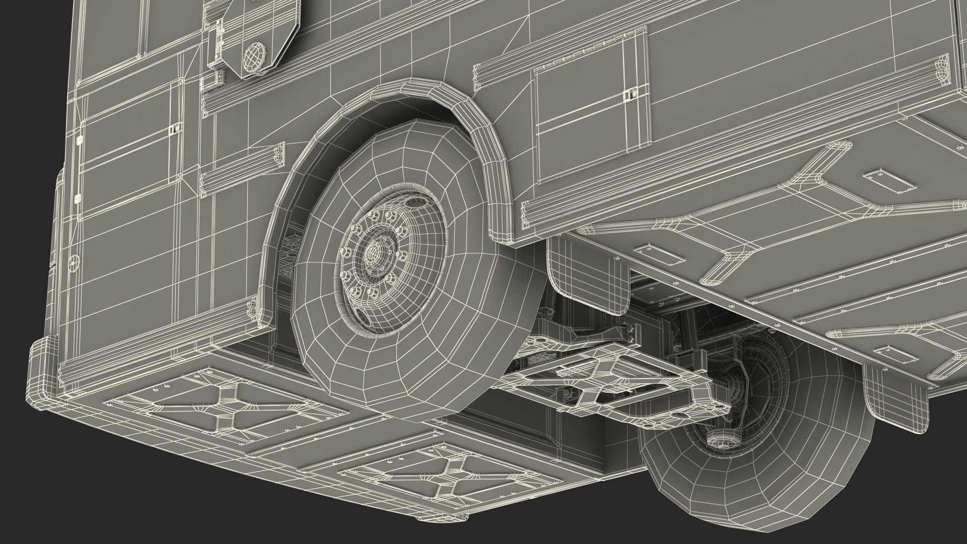 3D model Transit School Bus Rigged