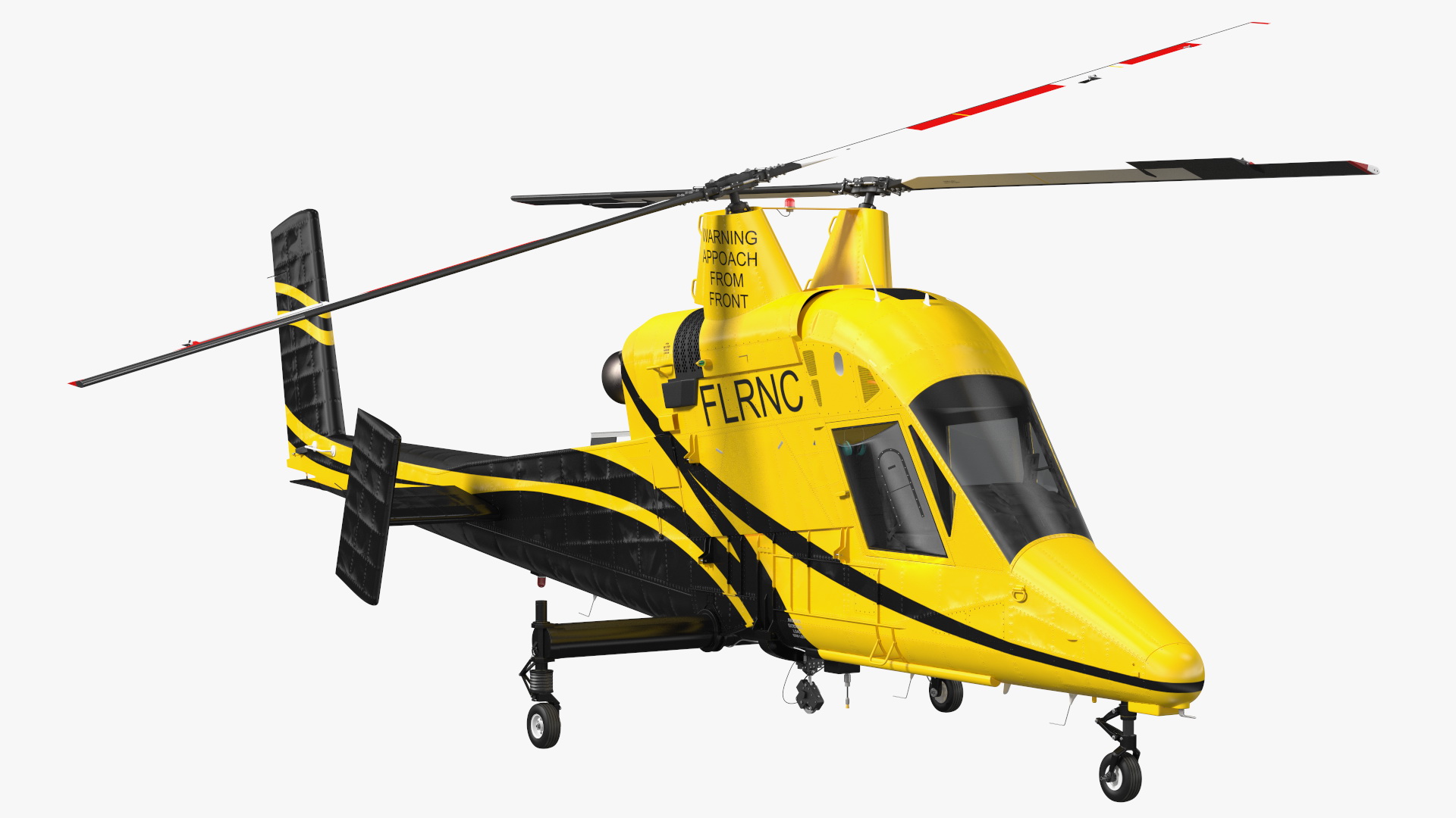 3D Kaman K Max Medium Lift Helicopter Rigged