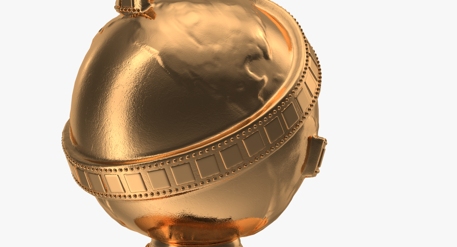 3D Golden Globe Award model