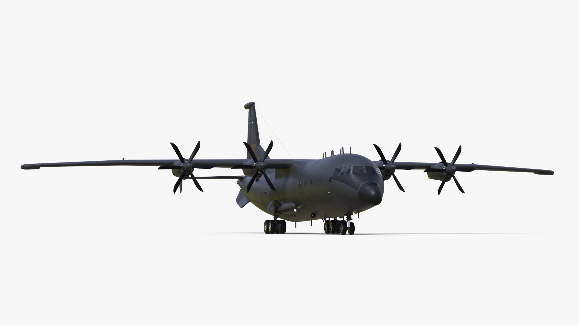 Military Turboprop Transport Aircraft 3D