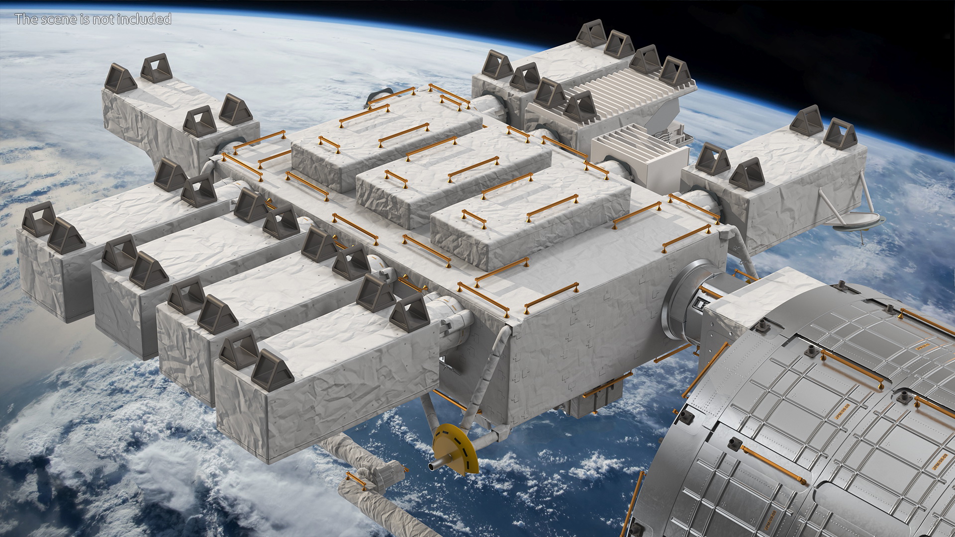 3D model International Space Station Modules