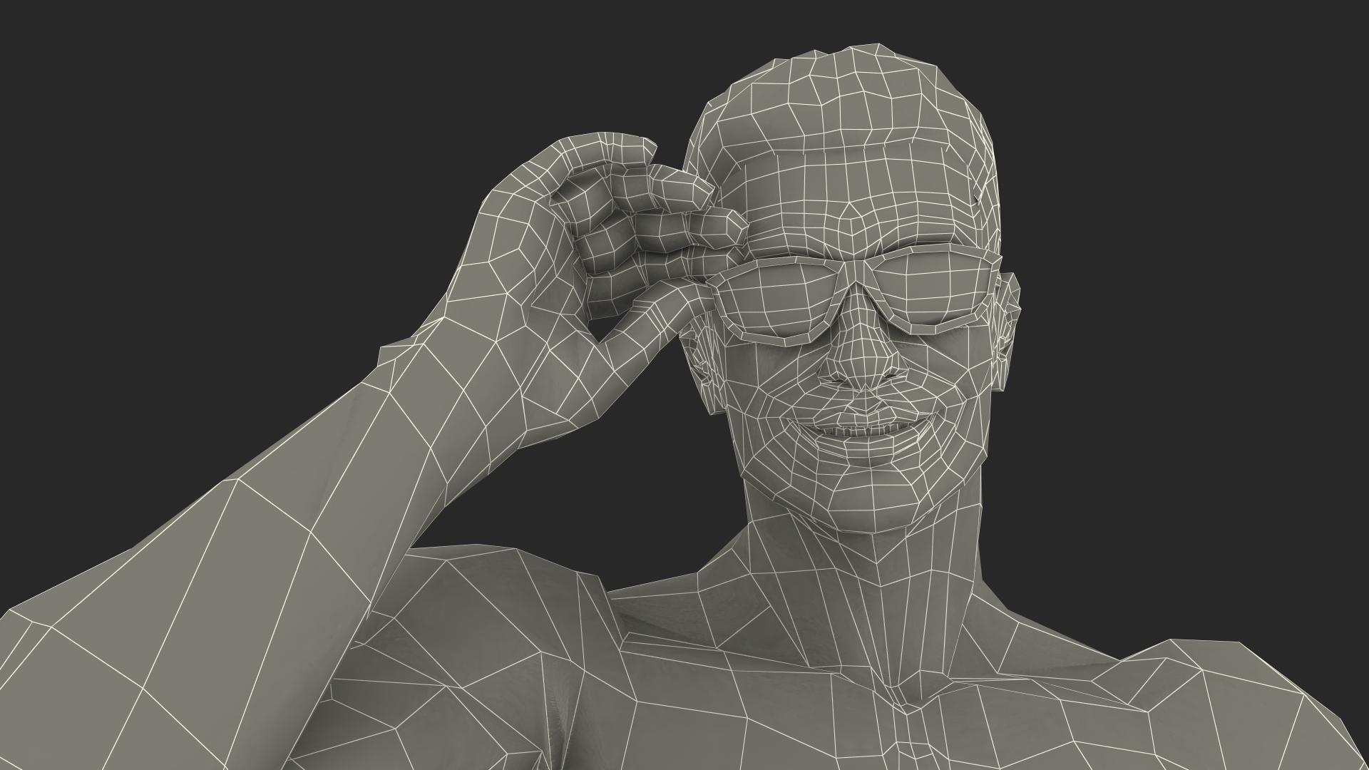 Man in Swimwear Rigged 3D