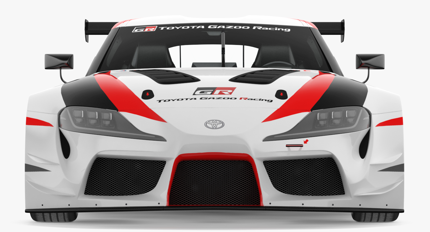 Toyota Supra GR Racing Concept Rigged 3D