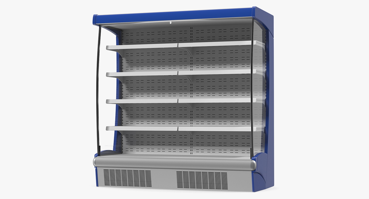 Wall Site Multideck Refrigerator 3D