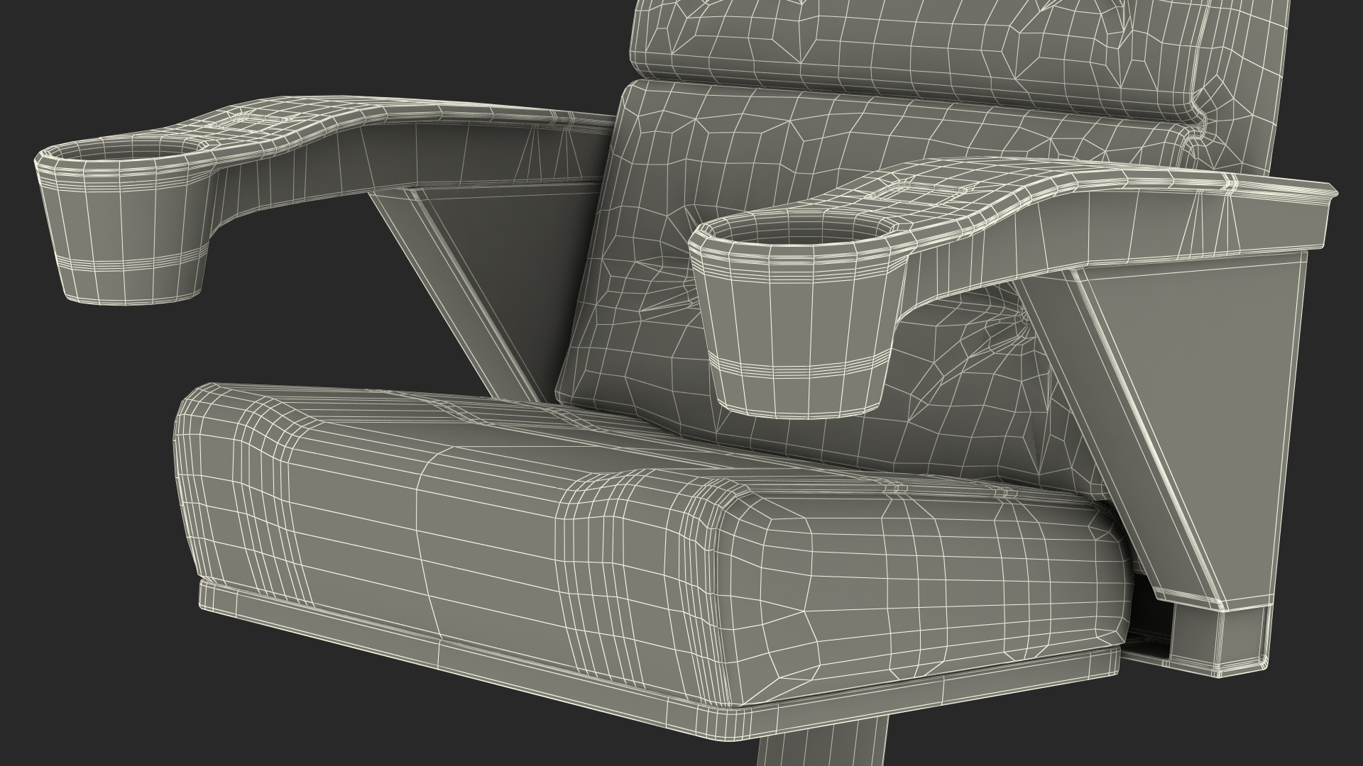 Phantom P40 Leather Cinema Chair 3D