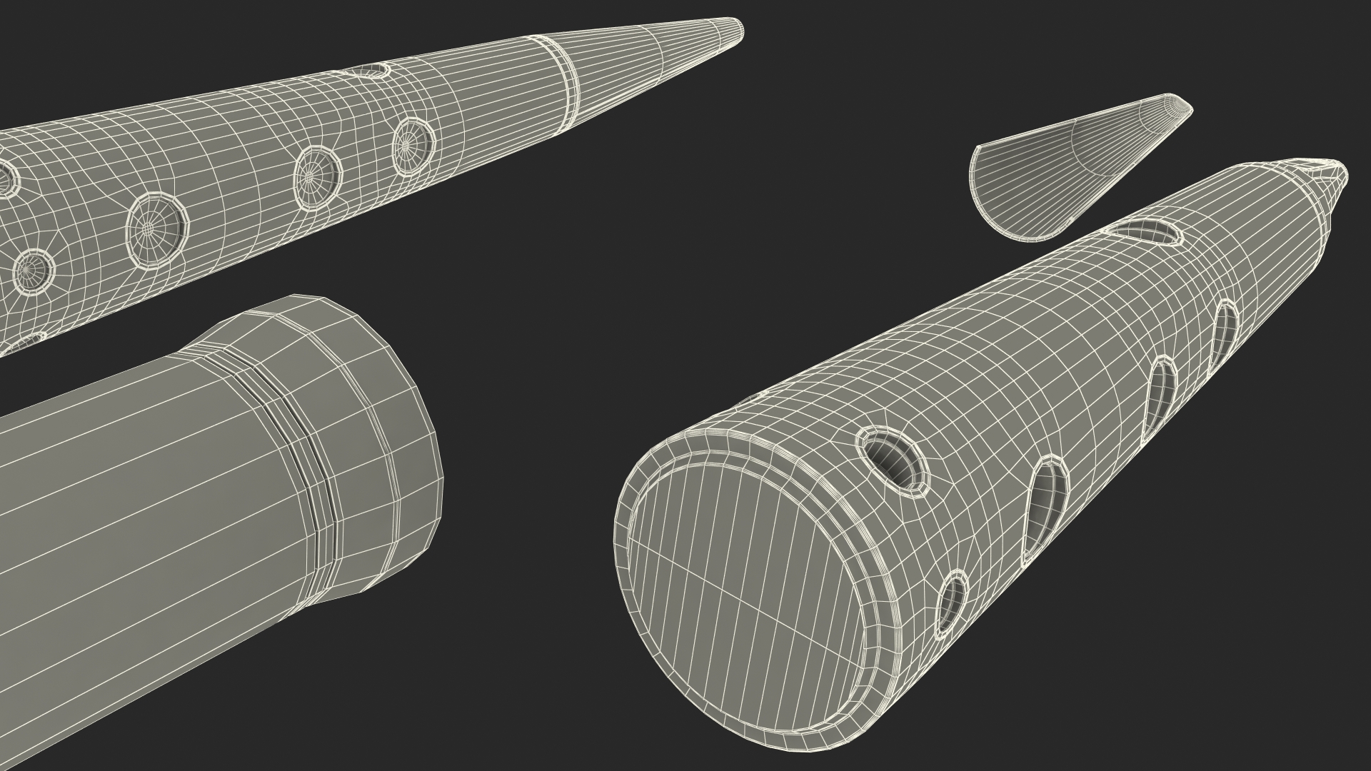 THAAD Anti Ballistic Missile Set 3D