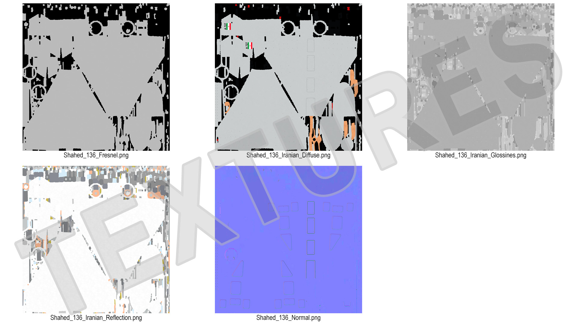 HESA Shahed 136 Rigged 3D