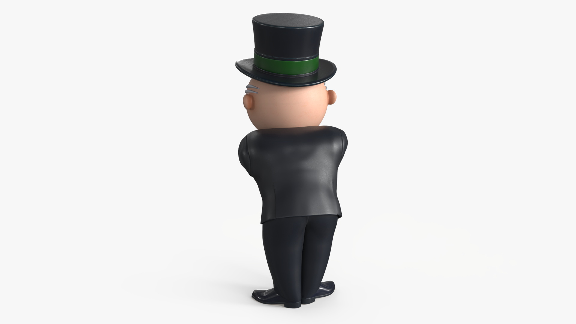 Mr Monopoly Trading Pose 3D model