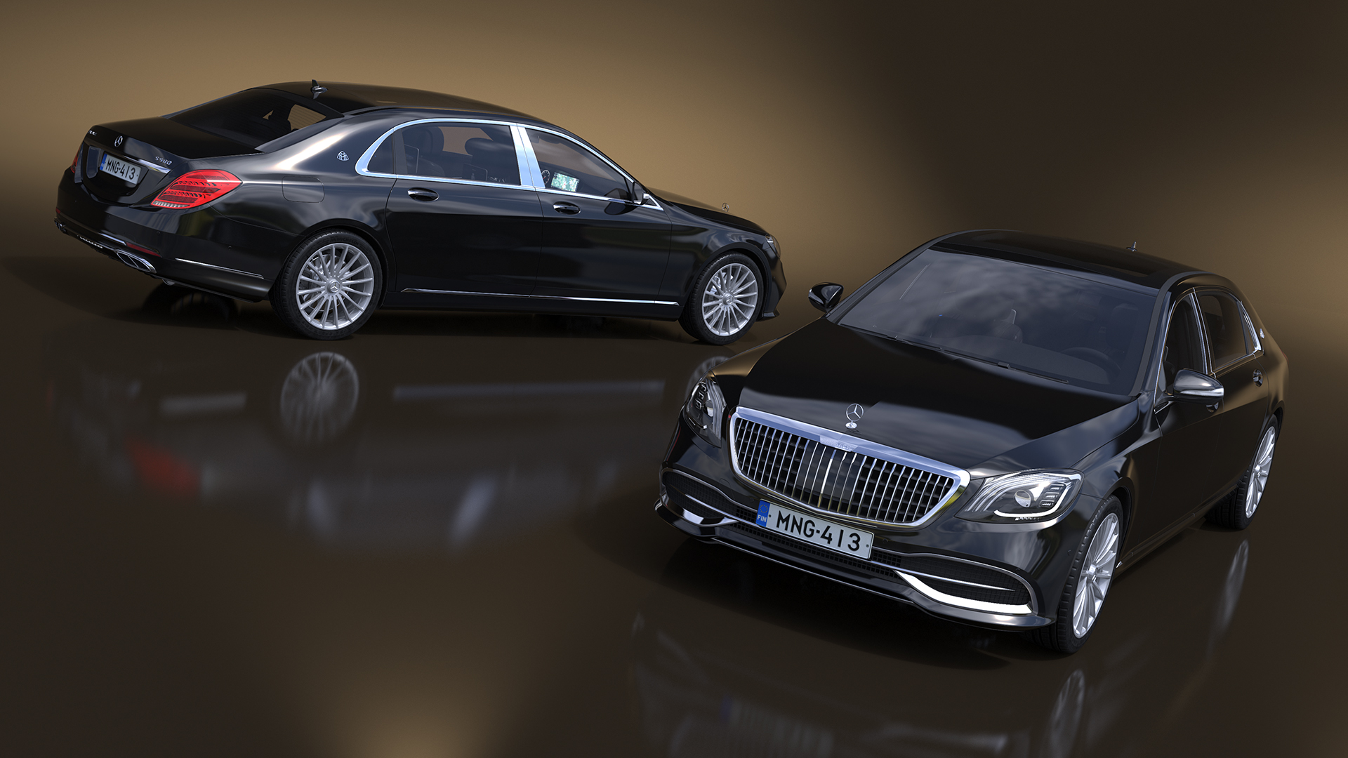 Mercedes-Benz Maybach S 560 3D