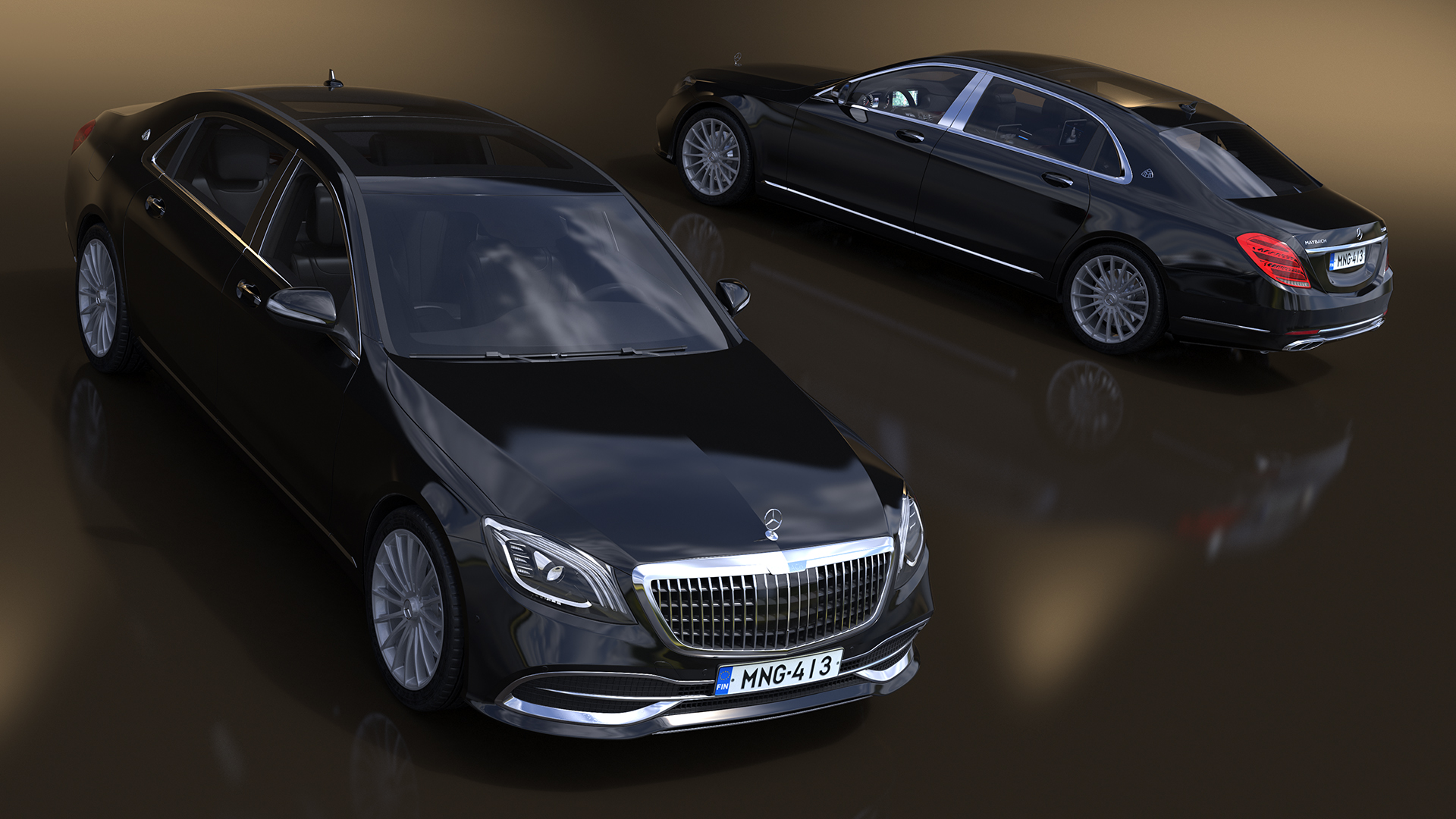 Mercedes-Benz Maybach S 560 3D