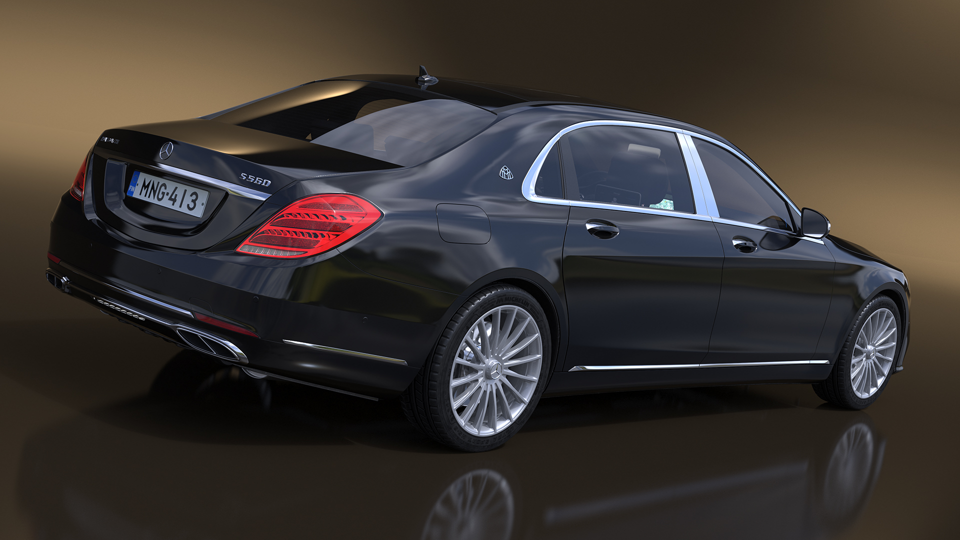 Mercedes-Benz Maybach S 560 3D