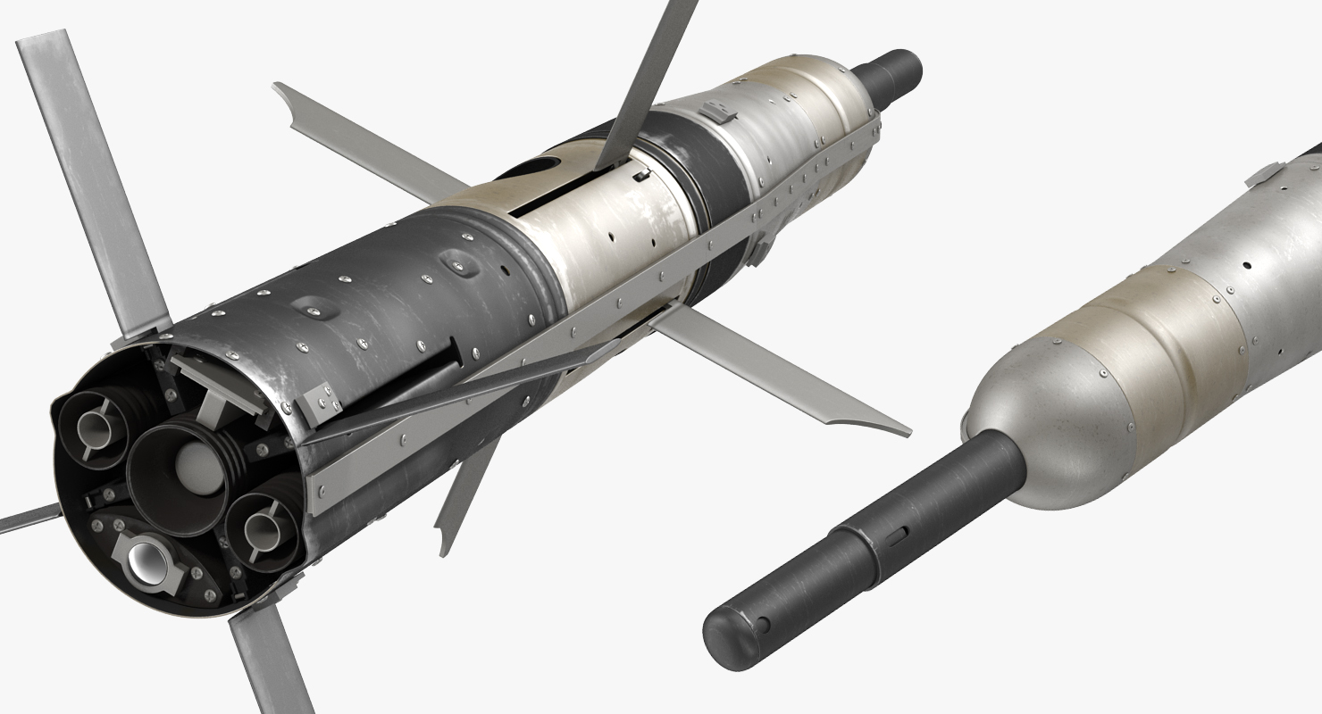 BGM 71c TOW Missile 3D model