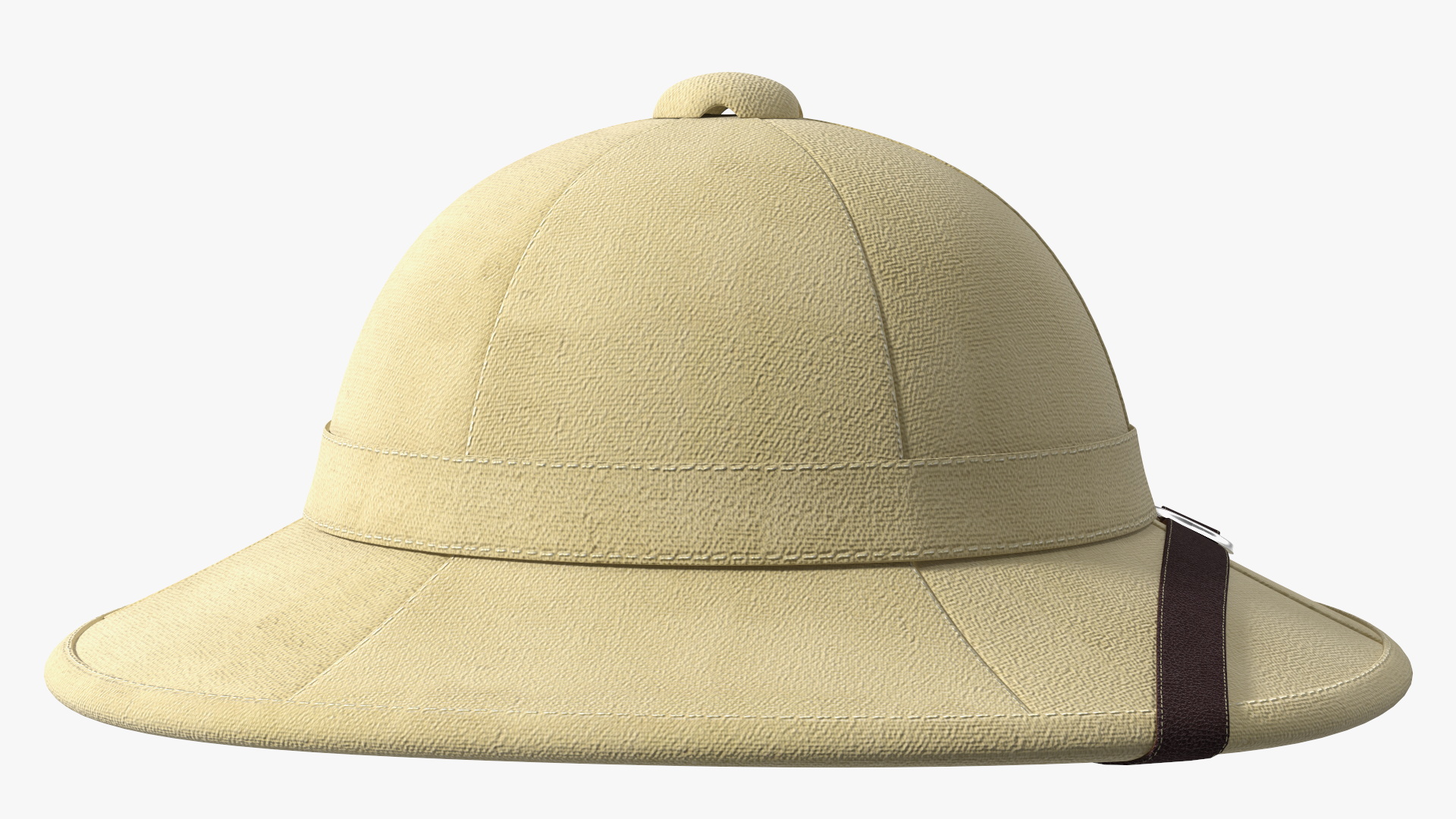 3D French Pith Helmet model